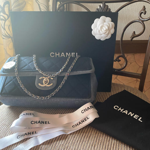 CHANEL デニム マトラッセ 斜めがけ ダブルチェーンバッグ | フリマアプリ ラクマ CHANEL デニム マトラッセ 斜めがけ ダブルチェーンバッグ | フリマアプリ ラクマ