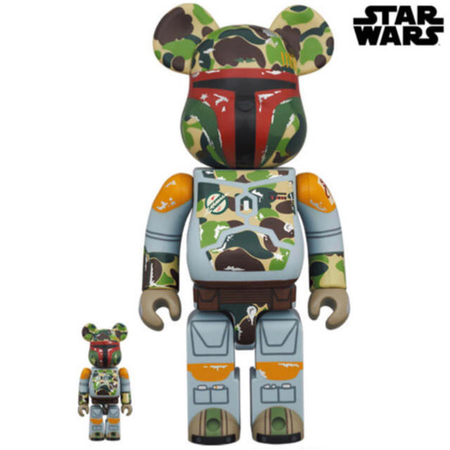 BE@RBRICK BAPE(R) BOBA FETT 100％ & 400％