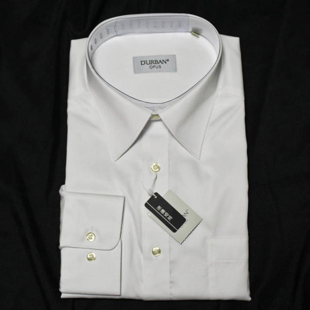 《ダーバン》新品 長袖ドレスシャツ ビジネスシャツ 形状安定 白 TL