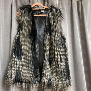 ザラ(ZARA)の【美品】ファーベスト(毛皮/ファーコート)