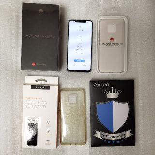 美品 HUAWEI MATE 20 PRO グローバル版 シムフリー DSDS(スマートフォン本体)