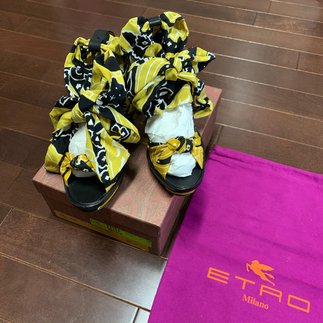 ETRO(エトロ)の新品 ETRO エトロ ウェッジソール サンダル 37 レディースの靴/シューズ(サンダル)の商品写真