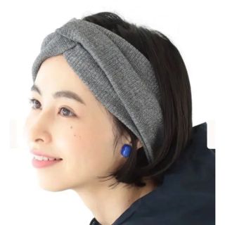 ビームスボーイ(BEAMS BOY)の新品！ビームスボーイBEAMS BOYターバン　グレー(ヘアバンド)