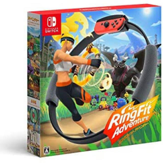 Nintendo Switch(ニンテンドースイッチ)のリングフィット　アドベンチャー エンタメ/ホビーのゲームソフト/ゲーム機本体(家庭用ゲームソフト)の商品写真