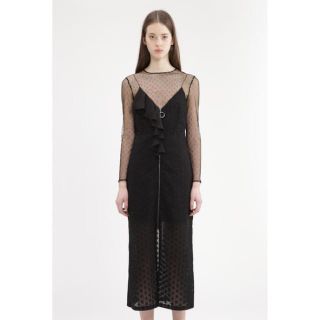 ジルスチュアート(JILLSTUART)のティナエンブロイダリーキャミワンピース(ロングワンピース/マキシワンピース)