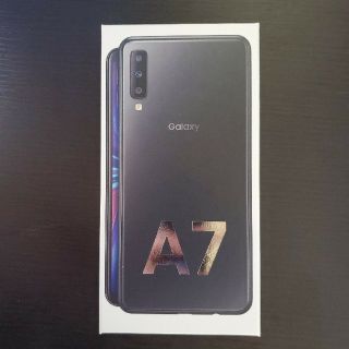 ギャラクシー(Galaxy)のGalaxy A7　ブラック新品未開封(スマートフォン本体)