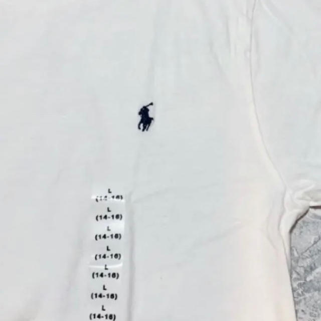 POLO RALPH LAUREN(ポロラルフローレン)のラルフローレン　Mサイズ　新品　白　Tシャツ レディースのトップス(Tシャツ(半袖/袖なし))の商品写真