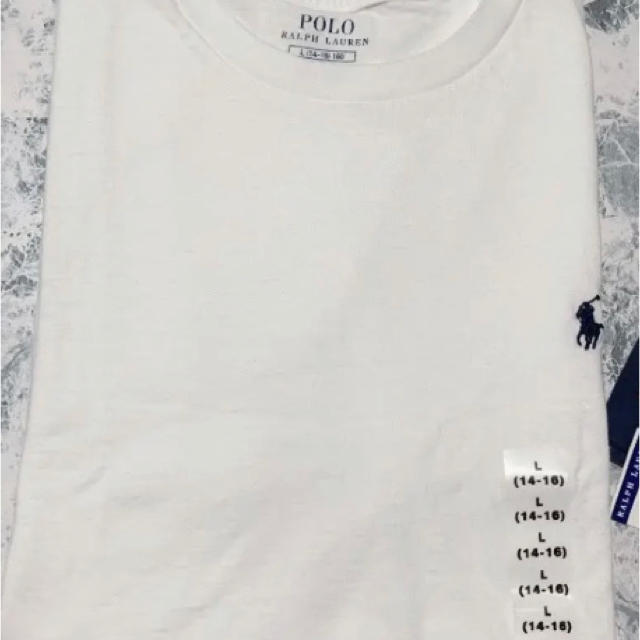 POLO RALPH LAUREN(ポロラルフローレン)のラルフローレン　Mサイズ　新品　白　Tシャツ レディースのトップス(Tシャツ(半袖/袖なし))の商品写真