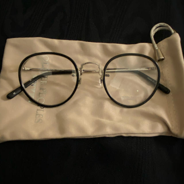 Oliver People 黒縁メガネ 丸メガネ-