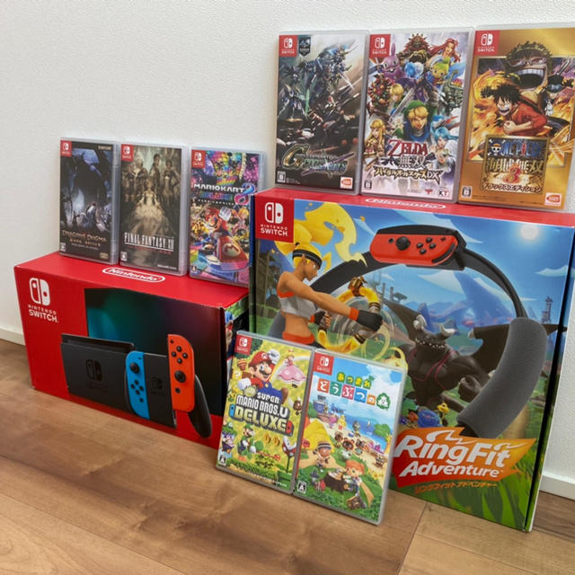 ニンテンドースイッチ本体　リングフィットアドベンチャー　ソフトセット