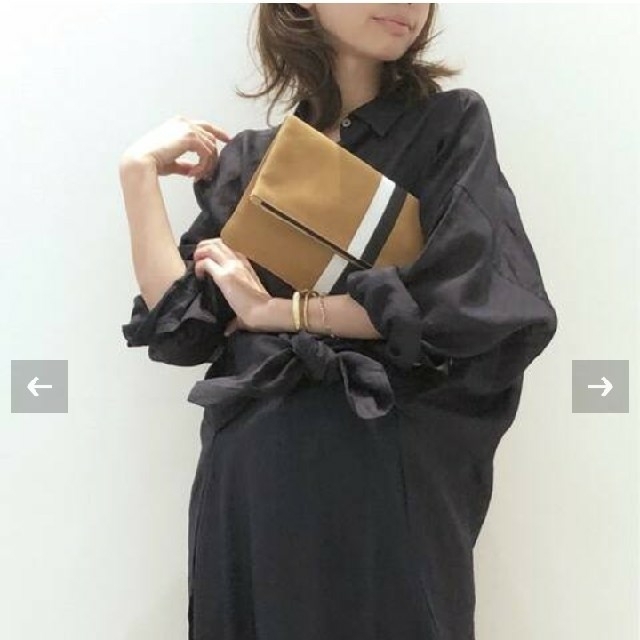 極美品☆ 希少☆ 定価約3.7万円 アパルトモン RAMIE シャツ ネイビー