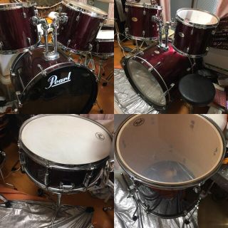 お買物マラソン最大1000円OFFクーポンあり Pearl ドラムセット