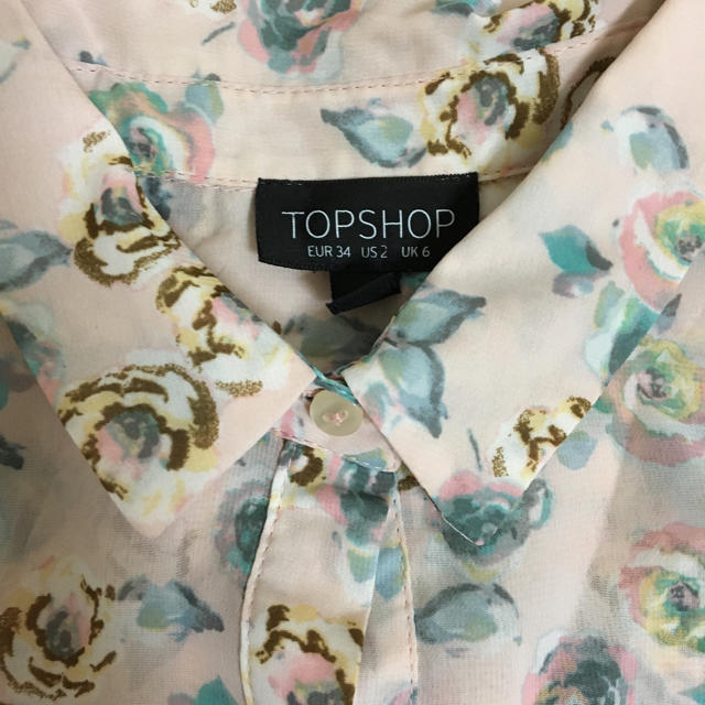 TOPSHOP(トップショップ)のTOPSHOP 花柄シースル シャツ レディースのトップス(シャツ/ブラウス(長袖/七分))の商品写真