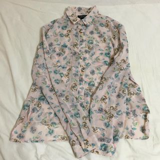 トップショップ(TOPSHOP)のTOPSHOP 花柄シースル シャツ(シャツ/ブラウス(長袖/七分))