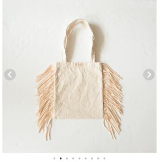 シールームリン(SeaRoomlynn)のsearoomlynn FRINGE MEDIUM BAG キナリ(トートバッグ)