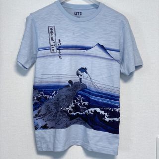 ユニクロ(UNIQLO)のUNIQLO UT T-シャツ　北斎ブルー　Mサイズ(Tシャツ/カットソー(半袖/袖なし))