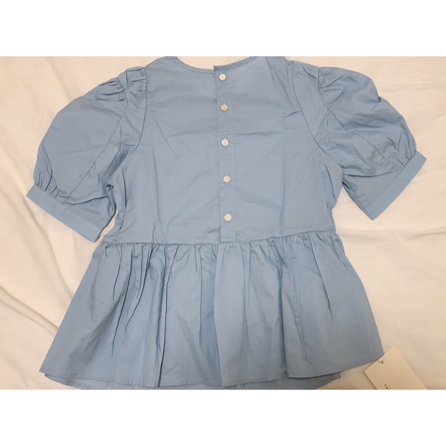 SNIDEL(スナイデル)のBibiy♡babyblue pepuramu blouse レディースのトップス(シャツ/ブラウス(半袖/袖なし))の商品写真