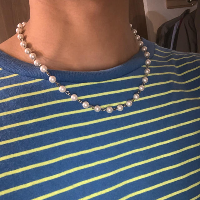 KAPITAL(キャピタル)のパールネックレス　pearl  necklace メンズのアクセサリー(ネックレス)の商品写真