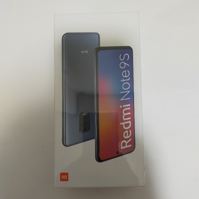 Redmi Note 9S 6G 128GB 白 新品未開封 国内品  納品書①