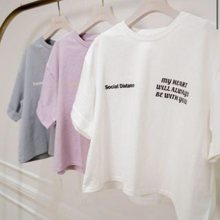 スナイデル(SNIDEL)のHer lip to♡Social Distance T(Tシャツ(半袖/袖なし))