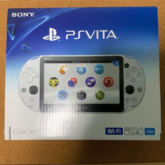 PlayStation Vita(プレイステーションヴィータ)のPS Vita PCH-2000　白色 エンタメ/ホビーのゲームソフト/ゲーム機本体(携帯用ゲーム機本体)の商品写真