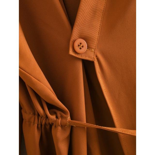 ZARA(ザラ)の🍁秋先行🍁2074◆camel ベーシック ワンピース レディースのワンピース(ひざ丈ワンピース)の商品写真