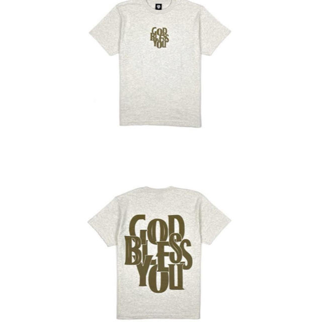 GOD BLESS YOU No2 T-SHIRT グレーの出品です。 メンズのトップス(Tシャツ/カットソー(半袖/袖なし))の商品写真