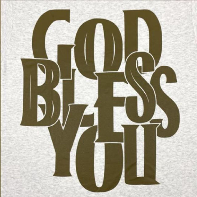 GOD BLESS YOU No2 T-SHIRT グレーの出品です。 メンズのトップス(Tシャツ/カットソー(半袖/袖なし))の商品写真