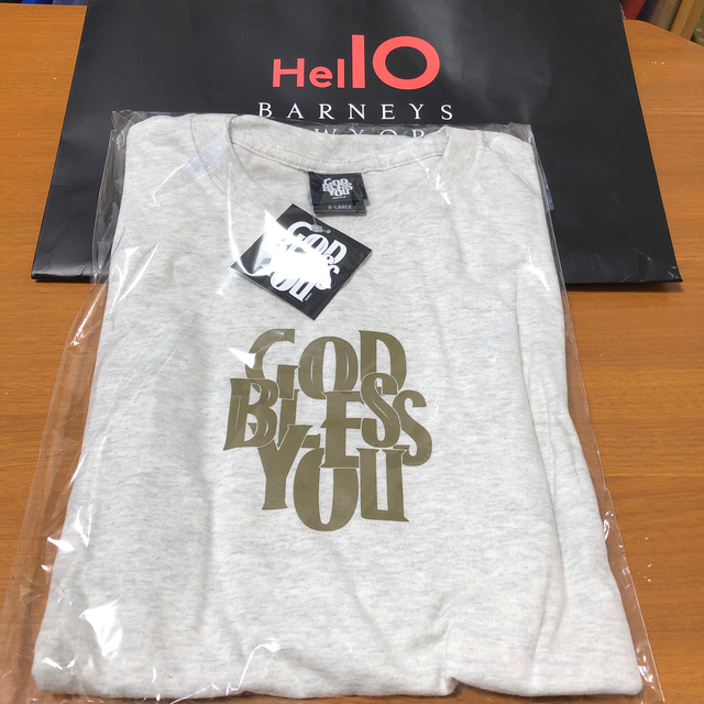 GOD BLESS YOU No2 T-SHIRT グレーの出品です。 メンズのトップス(Tシャツ/カットソー(半袖/袖なし))の商品写真