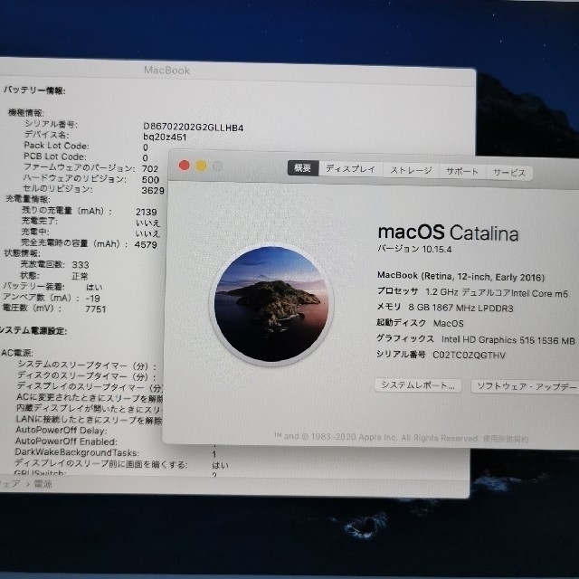 Apple(アップル)のMacBook Retina 12インチ Early 2016 スペースグレイ スマホ/家電/カメラのPC/タブレット(ノートPC)の商品写真