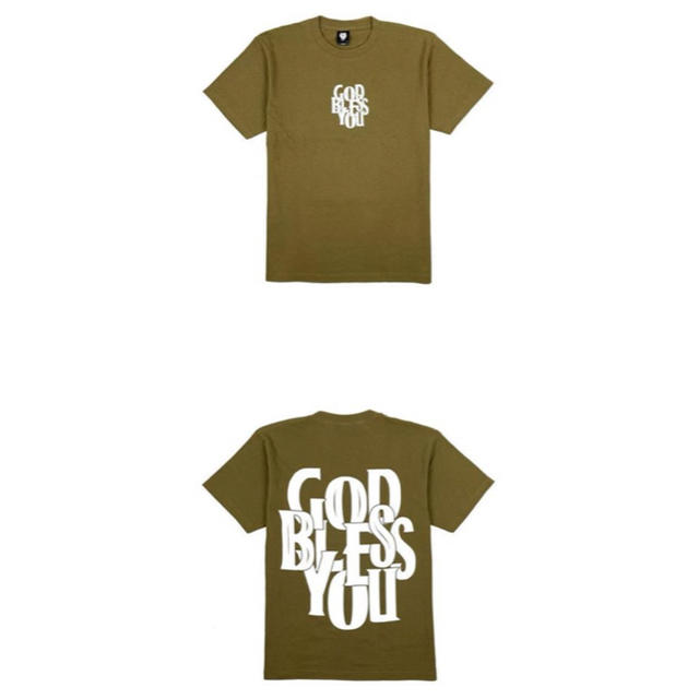 【アッシュ/XL】GOD BLESS YOU NO.2 T-SHIRT