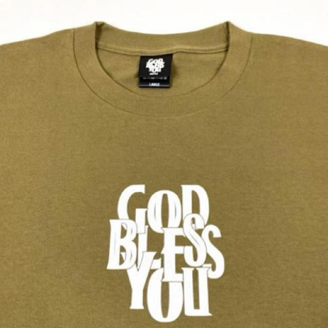 GOD BLESS YOU No2 T-SHIRT OLIVEの出品です。の通販 by ノブアキ ...