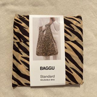 ドゥーズィエムクラス(DEUXIEME CLASSE)のbagguゼブラ柄ブラウンスタンダード新品バグーstandardエコバッグトート(エコバッグ)