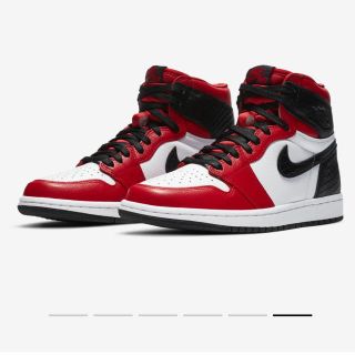 ナイキ(NIKE)のNIKE WMNS AIR JORDAN 1 OG RED SATIN(スニーカー)