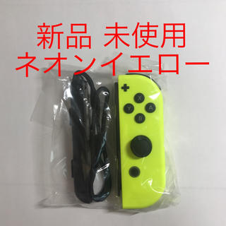 ニンテンドースイッチ(Nintendo Switch)の新品未使用　Switch　Joy-Con　R　ネオンイエロー　美品(家庭用ゲーム機本体)