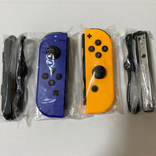 ニンテンドースイッチ(Nintendo Switch)の新品未使用　Switch　Joy-Con　L　ブルー　ネオンオレンジ　美品(家庭用ゲーム機本体)