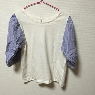 チャオパニック(Ciaopanic)の袖切り替えシャツ(カットソー(半袖/袖なし))