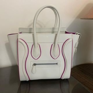 大きい割引バッグ限定色セリーヌナノラゲージ。美品!