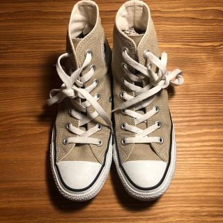 コンバース(CONVERSE)の【CONVERSE ALL STAR】HI/beige/23.5(スニーカー)