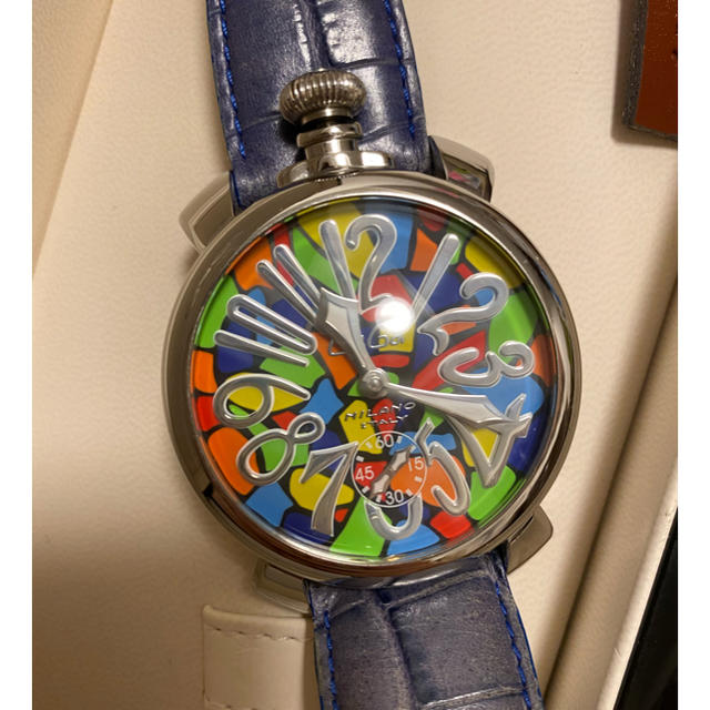 腕時計ガガミラノ　マヌアーレ　モザイク　セット　パープル　ネイビー