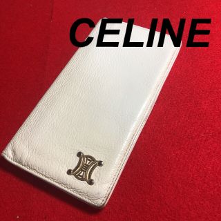 セフィーヌ(CEFINE)の【人気】☆CELINE セリーヌ ヴンテージ　レザー長財布  白(財布)