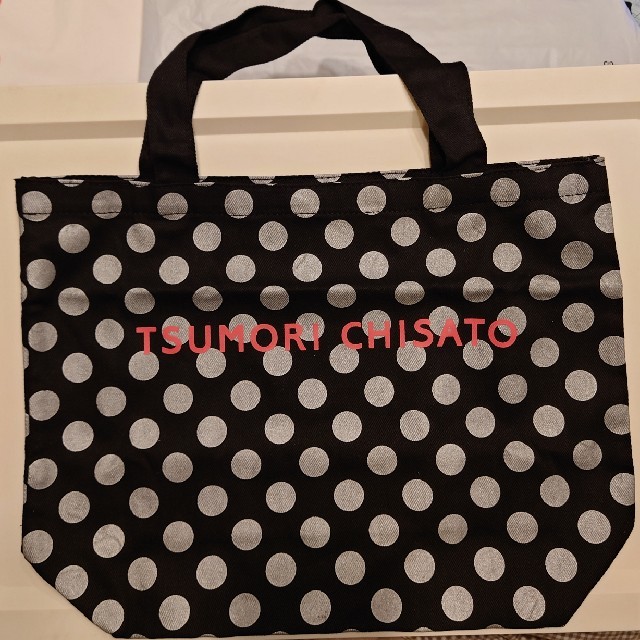 TSUMORI CHISATO(ツモリチサト)のツモリチサト 水玉トートバッグ(3点セット) レディースのバッグ(トートバッグ)の商品写真