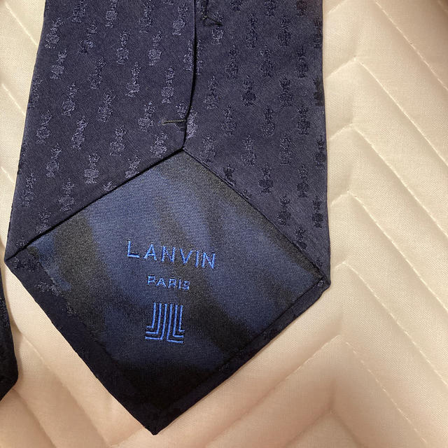 LANVIN(ランバン)のLANVIN ネクタイ ネイビー メンズのファッション小物(ネクタイ)の商品写真
