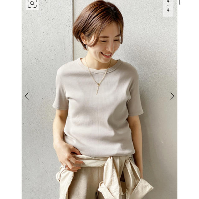 DEUXIEME CLASSE(ドゥーズィエムクラス)のDeuxieme Classe EVERYDAY テレコ Tシャツ レディースのトップス(Tシャツ(半袖/袖なし))の商品写真