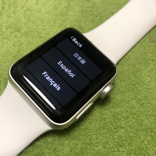 Apple(アップル)のApple Watch 3 38mm GPS スマホ/家電/カメラのスマートフォン/携帯電話(その他)の商品写真