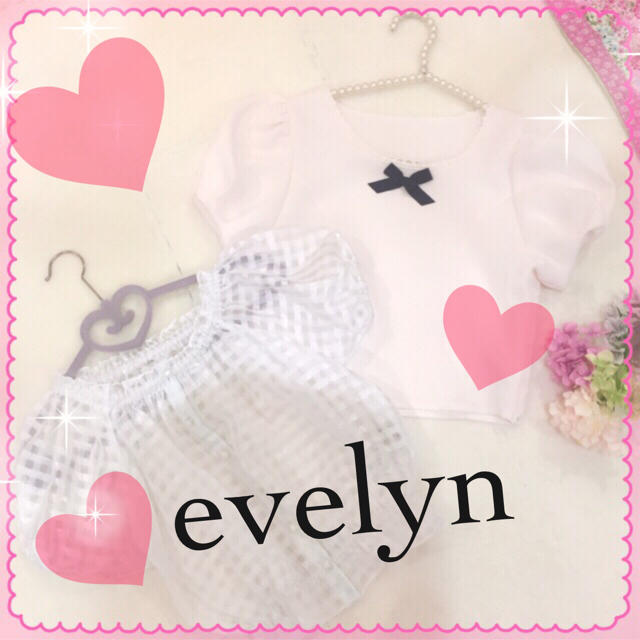 evelyn(エブリン)の送料０円♡原宿限定リボントップス♡最安値 レディースのトップス(カットソー(半袖/袖なし))の商品写真