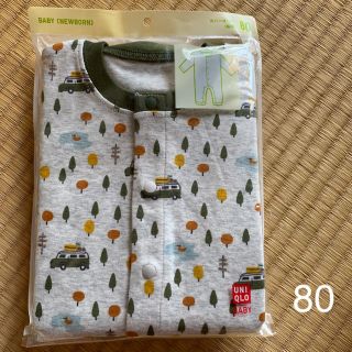 ユニクロ(UNIQLO)のUNIQLO カバーオール長袖80(カバーオール)