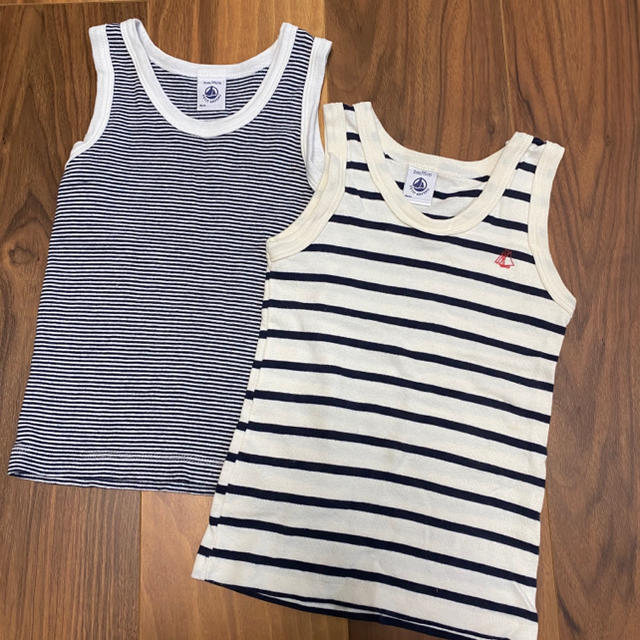 PETIT BATEAU(プチバトー)のPETIT BATEAU プチバトー　3ans 95㎝　肌着　タンクトップ　 キッズ/ベビー/マタニティのキッズ服男の子用(90cm~)(下着)の商品写真