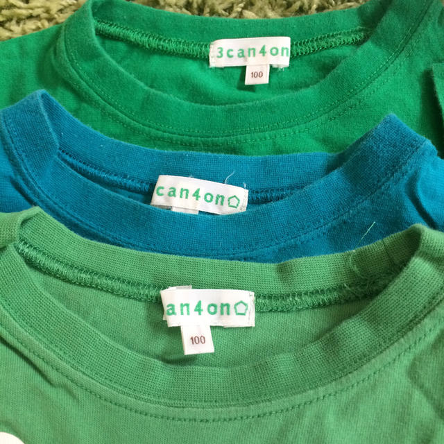 3can4on(サンカンシオン)のTシャツ 3枚セット キッズ/ベビー/マタニティのキッズ服男の子用(90cm~)(Tシャツ/カットソー)の商品写真