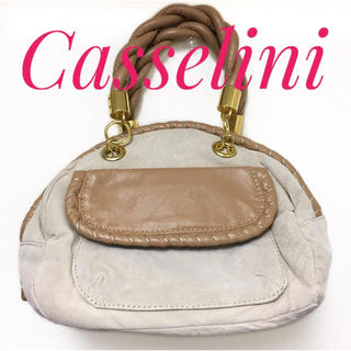 キャセリーニ(Casselini)のキャセリーニ【美品】2way 肩掛け ハンド トート バッグ(ハンドバッグ)